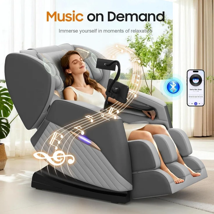 Massagesessel Ganzkorpersessel mit 16 Rollen 8 – Bild 6