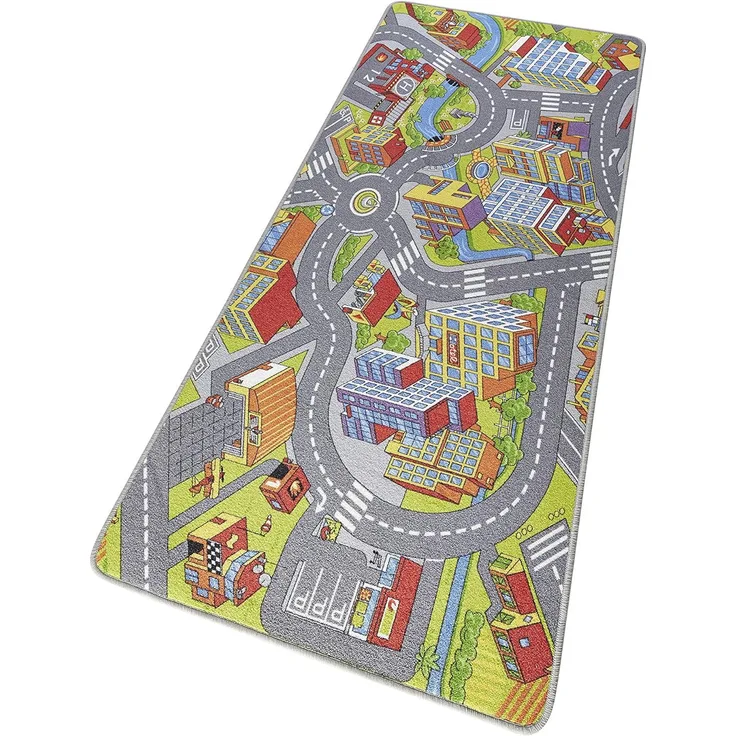 Hanse Home Spielteppich Kinderteppich Smartcity grau 200x300 cm
