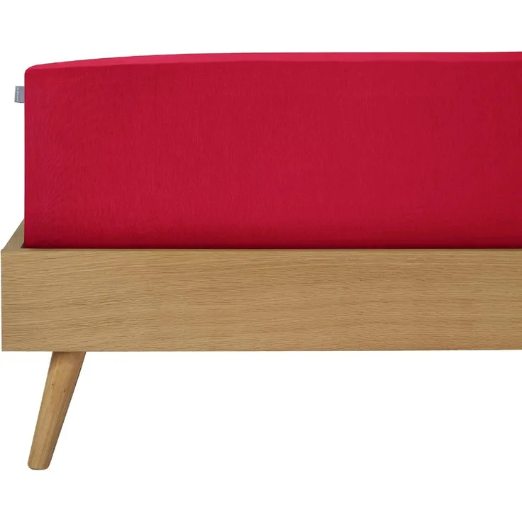 Schiesser Spannbettlaken Jessi - Edeljersey - 150 x 200 cm - Rot