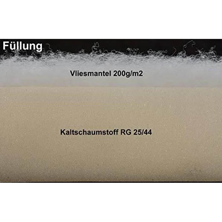 sunnypillow Stuhlkissen 4er Set Kissen Maße: 42 (vorne), 35 (hinten) x 40 x 5 cm – Bild 8