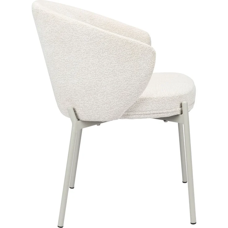 Selsey 'Atisly' Polsterstuhl mit Chenille, Hellbeige – Bild 2