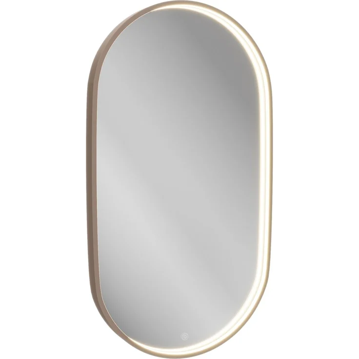 LANZET LED Spiegel 50 cm breit, Goldbronze – Bild 1