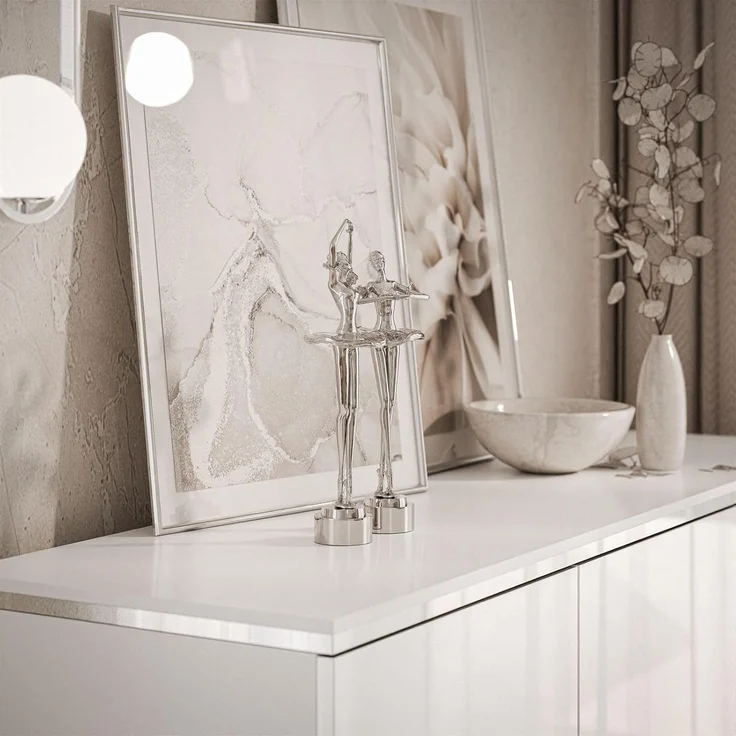 Lookway Kommode AURORA SILVER 3D mit Griffloses Öffnungssystem – Bild 5