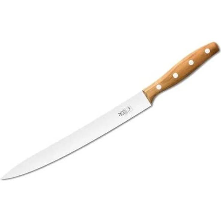 Windmühlenmesser K 6M Fleisch-und Filiermesser, rostfrei, Griff Walnuss – Bild 2