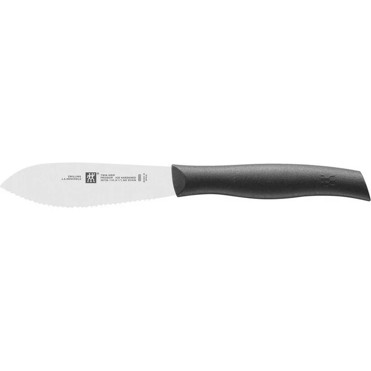 ZWILLING TWIN Grip Brötchenmesser 11 cm, Schwarz – Bild 1