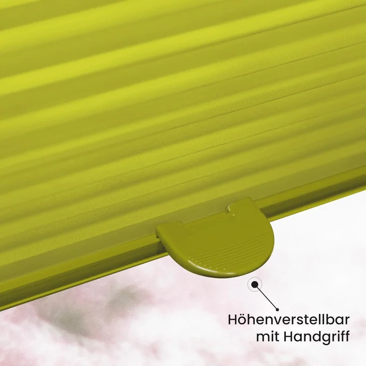 Sonello Plissee Klemmfix ohne Bohren 70x140 cm Olivgrün Faltrollo Plisseerollo Jalousie für Tür & Fenster Blickdicht Sichtschutz Sonnenschutz Fertifplissee Rollo – Bild 4