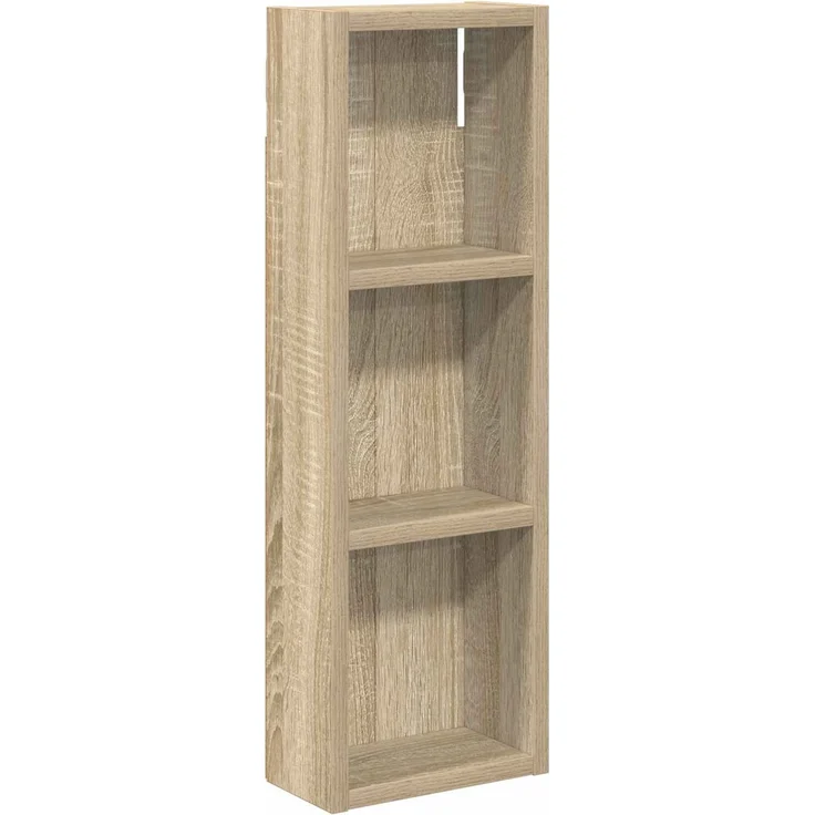 vidaXL Badezimmer-Wandschrank mit Regal Sonoma-Eiche 20 x 10 x 60,5 cm 889289 – Bild 2