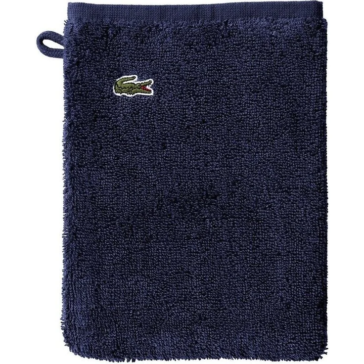 Lacoste Waschhandschuh L LE CROCO (4tlg), (4-St), mit Label-Applikationen – Bild 3