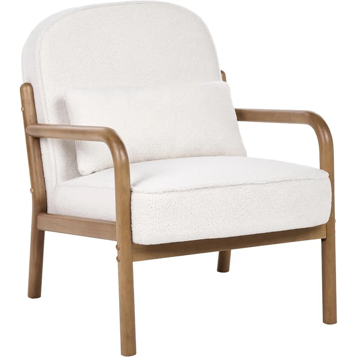 Sessel SELDE Bouclé Cremeweiß – Bild 4