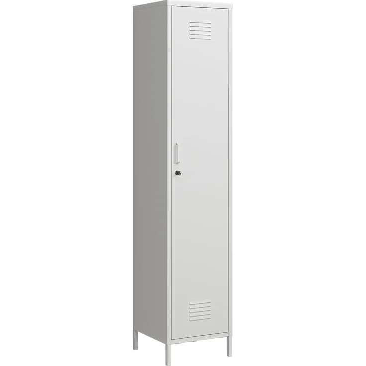 Kleiderschrank Seinäjoki 180x38x38 cm Weiß [en. casa] – Bild 4