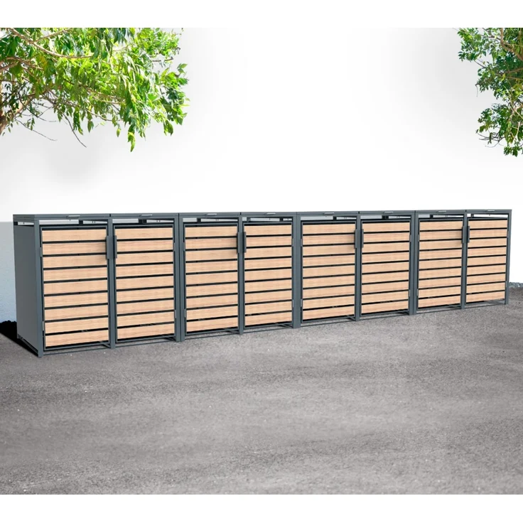 Westmann Metall Mülltonnenbox Lacina | 8x240 L |