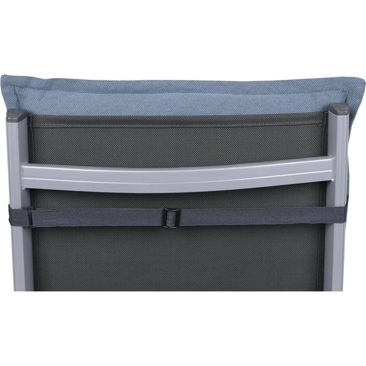 GO-DE Gartenstuhlauflagen mittellehner 108 x 50 x 7 cm blau – Bild 3