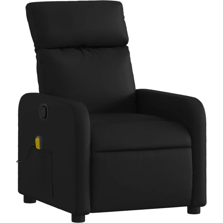 vidaXL Massage-Relaxsessel Schwarz Kunstleder 3206875 – Bild 2