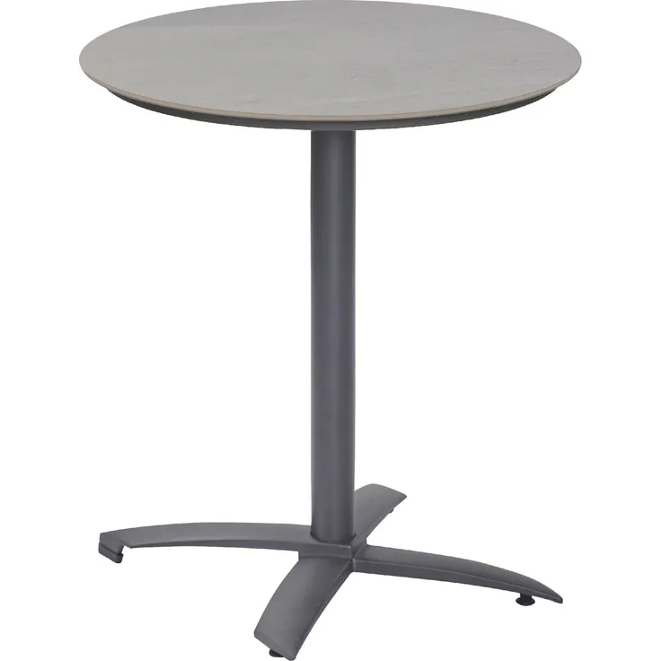 Bistrotisch outdoor DIWO D 70 cm grau Stehtisch Partytisch Tresentisch Bartisch