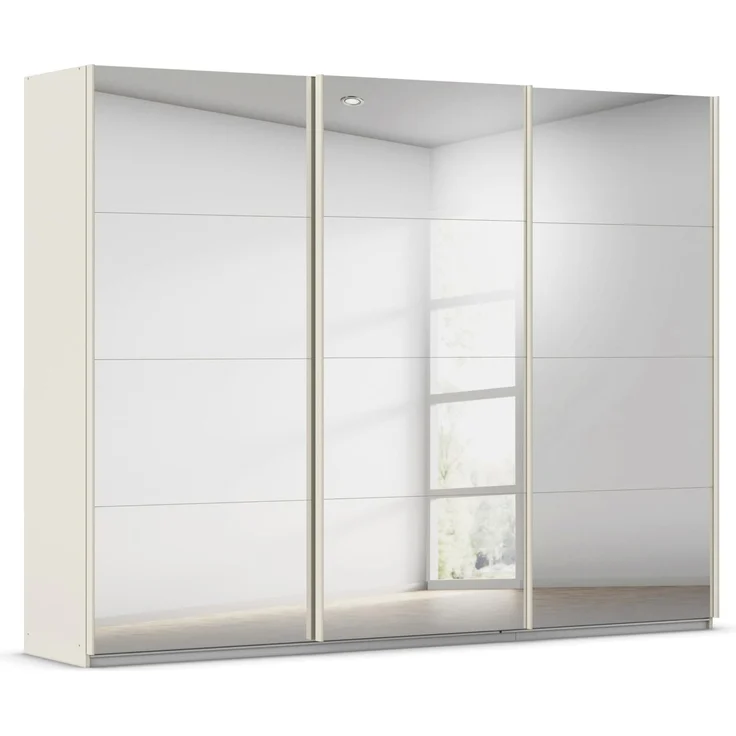 Rauch Möbel KULMBACH, Schwebetürenschrank, Farbe Beige, Breite 271 cm
