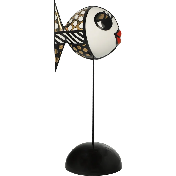 Goebel / Romero Britto - Golden Deeply in Love 2,Figur,11,0cm x 10,0cm x 28,0cm / Porzellan / 11,0cm x 10,0cm x 28,0cm – Bild 3
