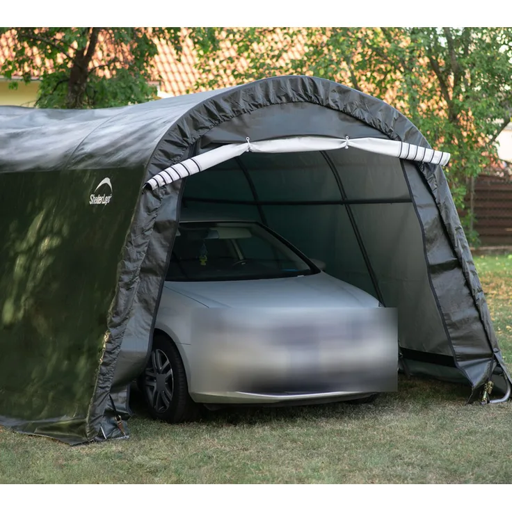 ShelterLogic Folien Zeltgarage Gerätehaus | Grün |
