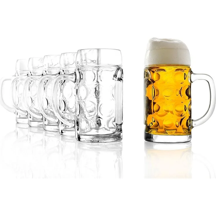 Stölzle Oberglas ISAR Bierkrug 0,5 l 6er Set