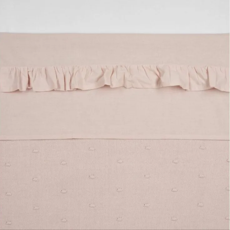 Meyco Bettlaken Ruffle Soft Pink Rosa