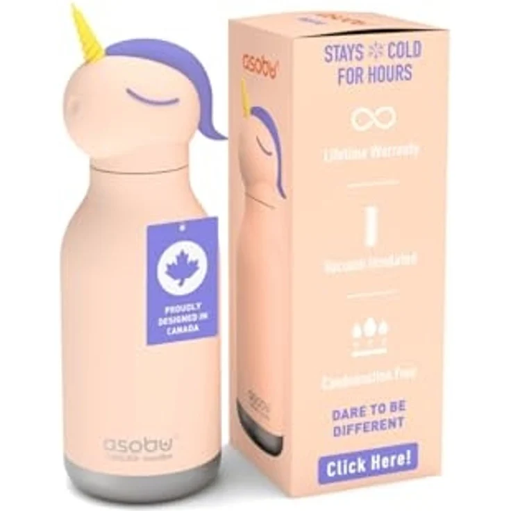ASOBU Trinkflasche Asobu® Kindertrinkflasche BESTIE mit Strohhalm 460ml – Bild 6