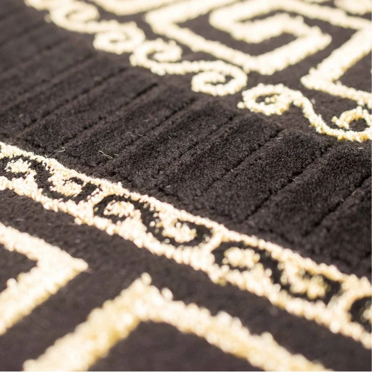 Carpetia Designteppich Modernes Glanzfaser-Design, rechteckig, Höhe: 12 mm, pflegeleicht, strapazierfähig, mit Glanzfasern – Bild 2
