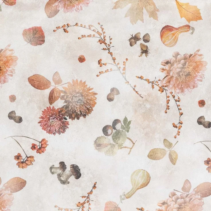 Estella Flanell Bettwäsche Autumn Foliage 4470-325 Blätter 135x200 – Bild 3