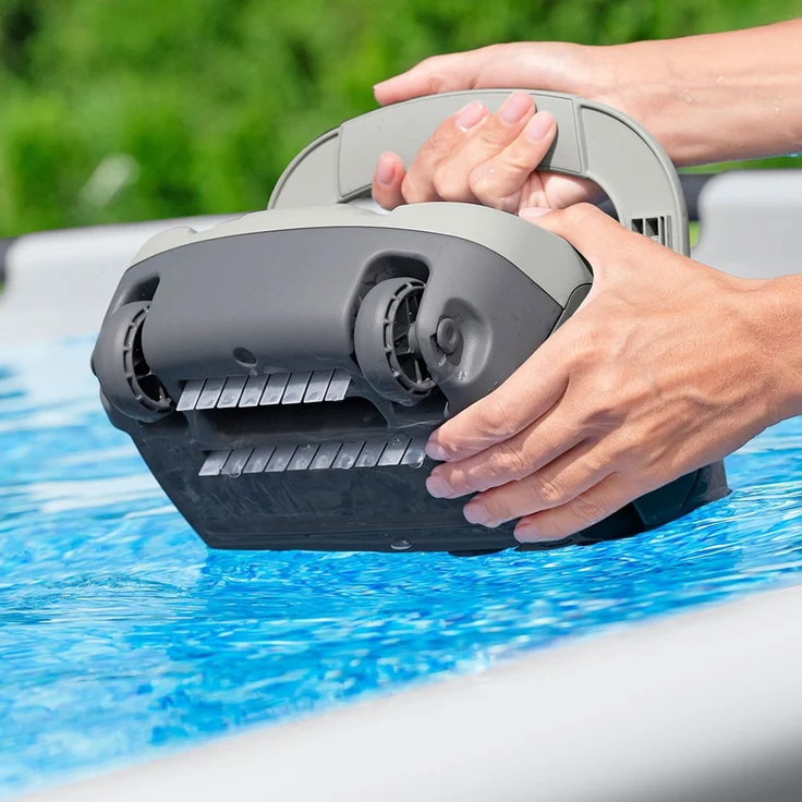 Bestway Akku Poolroboter AquaTronix G100 grau blau Poolreiniger Poolsauger – Bild 7