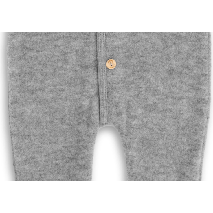 Engel Baby-Overall mit Kapuze, Holzknöpfen und Umschlag – Bild 2