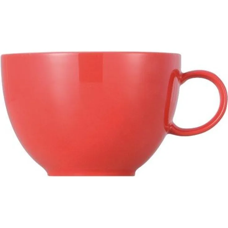 Thomas Sunny Day Teetasse, Obertasse, Porzellan, New Red / Rot, Spülmaschinenfest, 200 ml, 14642