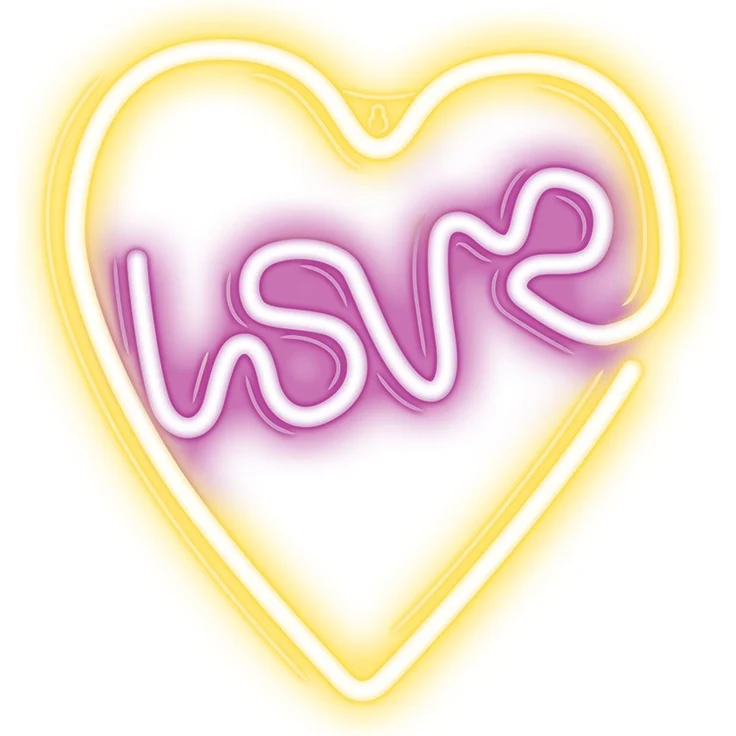 Neon LED Zeichen Licht USB LED Licht Home Leuchtschild Nachtlicht Liebe+Herz-Lila/weiß – Bild 1