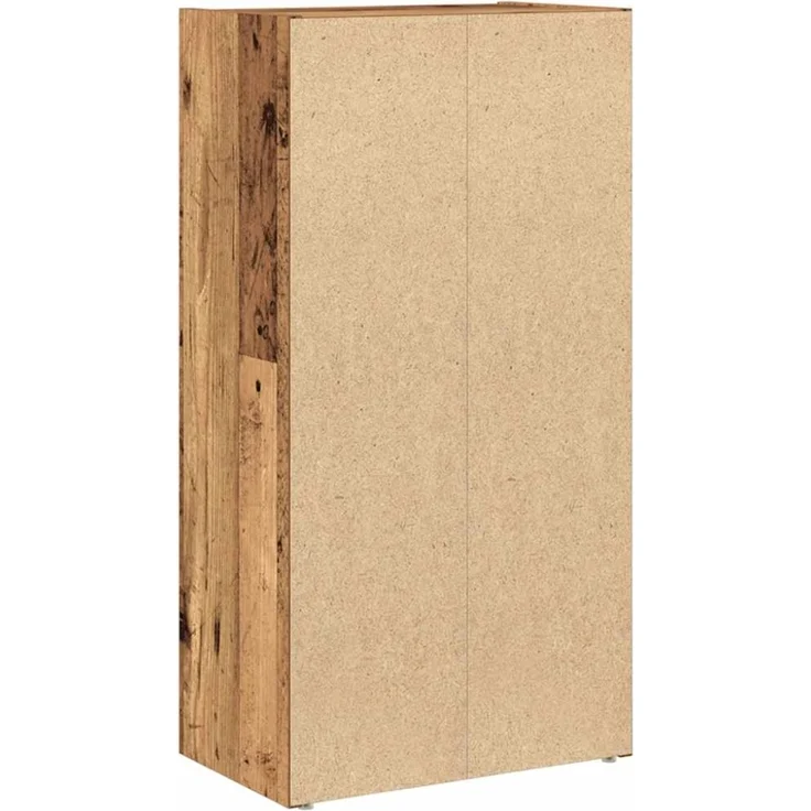 vidaXL Bücherregal Altholz-Optik 40x24x77 cm Holzwerkstoff 860371 – Bild 9