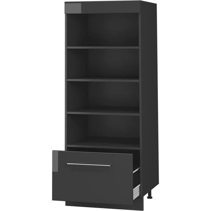 Küchenregal Fame-Line Anthrazit Hochglanz/Anthrazit 60 cm Vicco – Bild 6