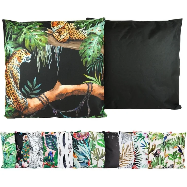 JACK Dekokissen JACK Outdoor Lounge Kissen 45x45cm mit Motiv inkl. Füllung Wasserfest, mit Lotus-Effekt, Robust, Strapazierfähig, für Innen & Außen geeignet