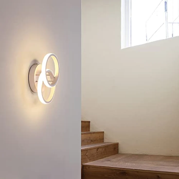 Goeco LED Deckenleuchte 2 Birnen, Runde Design, 3000K, 22W, Silikonhülle, LED, Warmweiß, für Wohnzimmer, Schlafzimmer & Küche – Bild 6