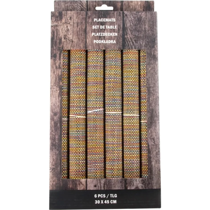 Neuetischkultur Platzset aus Polyester Tischset 6er Set