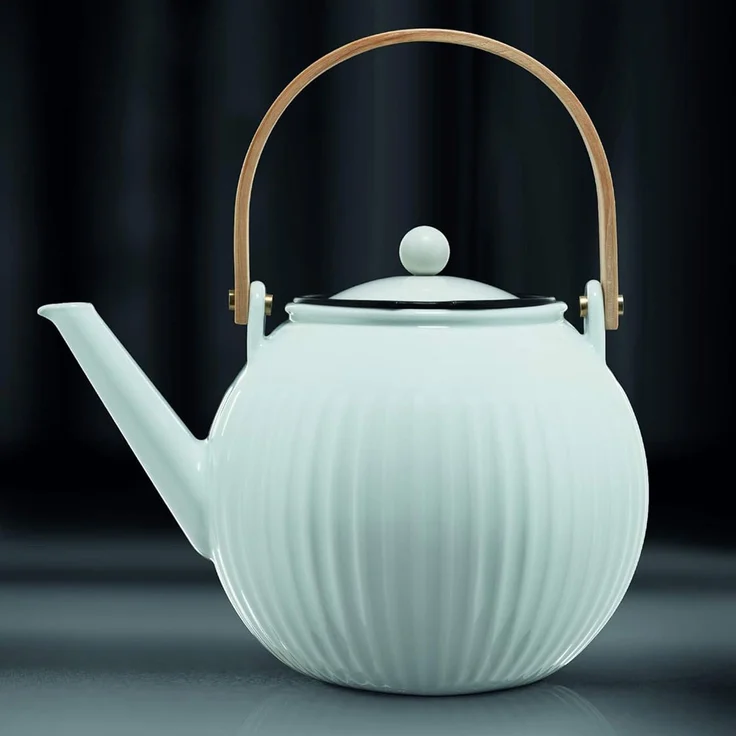 Bodum Duoro Teekanne French Press Prozellan mit Edelstahlfilter 1,5 l – Bild 2