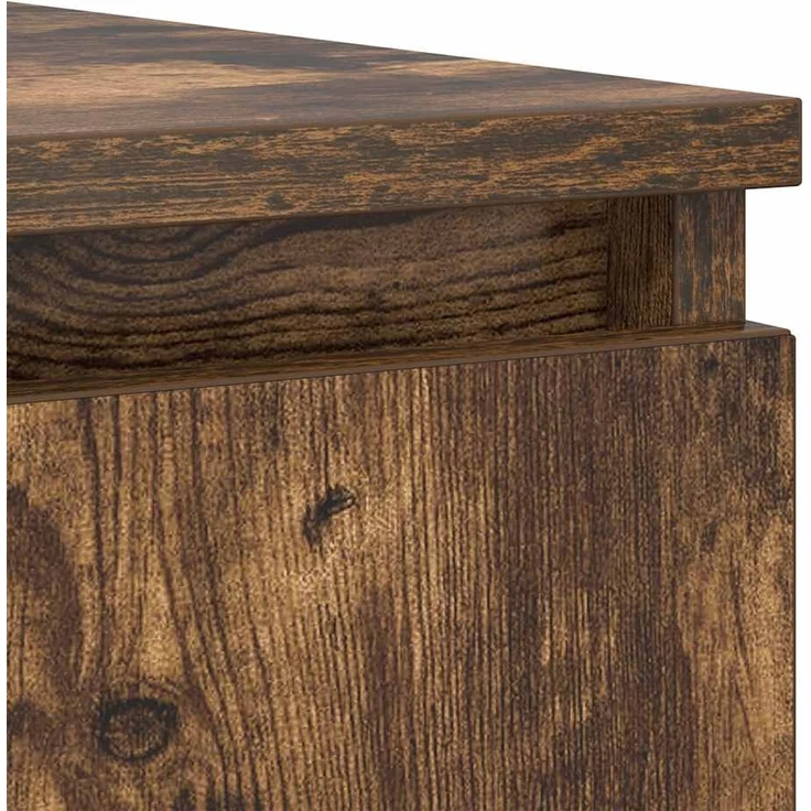 vidaXL Sideboard mit Schubladen Räuchereiche 100,5x35x98,5 cm 3328457 – Bild 9