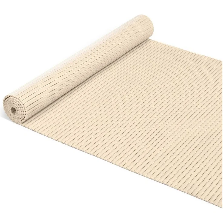 ANRO Schaum-Badematte Antirutschmatte Weichschaummatte Badezimmer Entspannung, Höhe 5 mm, wasserdurchlässig, pflegeleicht, Rillen, rutschhemmend, Drainage Effekt, strapazierfähig, Praktisch, Weich, Rutschhemmend, Schnelltrockend, mit Drainagelöchern, R... – Bild 1