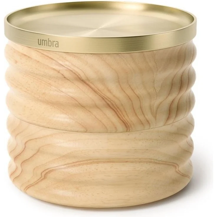 Umbra Aufbewahrungsbox Tesora, aus Holz, 13cm, stapelbare Schmuckdose – Bild 2