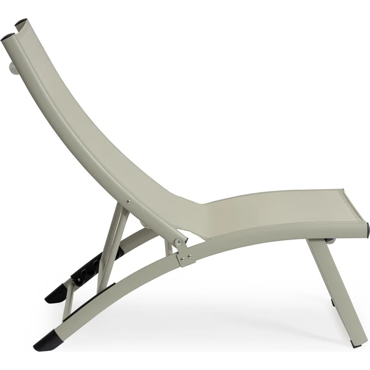 Loungesessel Taylor 2er-Set aus Aluminium, klassisch, verstellbar, grün Breeze, klappbar – Bild 2