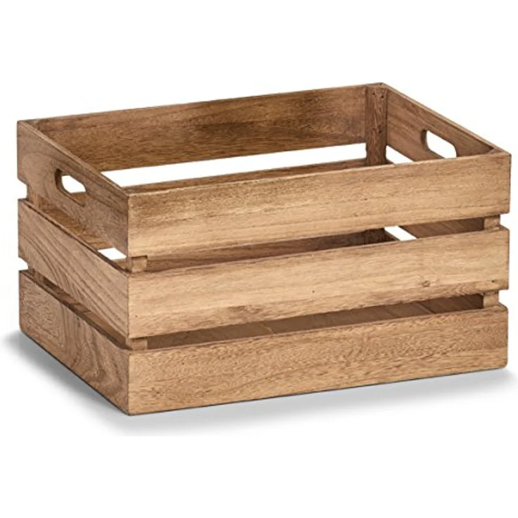 Zeller 15167 Aufbewahrungskiste "Vintage", Holz, braun, ca. 39 x 29 x 21,5 cm, Natur – Bild 2