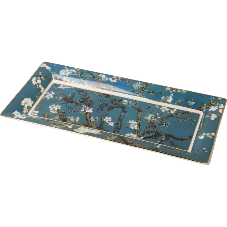 Goebel / Vincent van Gogh - Mandelbaum blau,Schale,Mandelbaum blau,24,0cm x 12,0cm x 2,0cm / New Bone China / 24,0cm x 12,0cm x 2,0cm – Bild 2