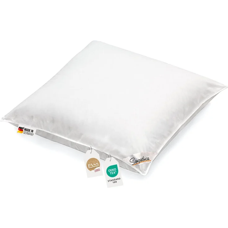 Kopfkissen 1100g neue 15% Daunen 85% Federn Daunenpass 80x80 fest – Bild 1