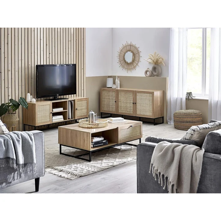 Julian Bowen Padstow Couchtisch, Eiche, Holzwerkstoff, Einheitsgröße – Bild 3