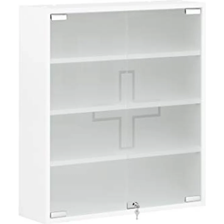 Schildmeyer Bjarne Medizinschrank 158506, weiß matt, 64,2 x 19,6 x 71,4 cm – Bild 2