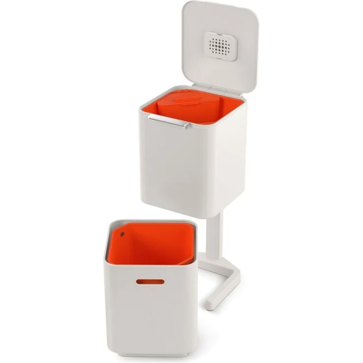 Joseph Joseph Mülleimer Totem 60 L Steingrau Papierkörbe & Mülleimer – Bild 1
