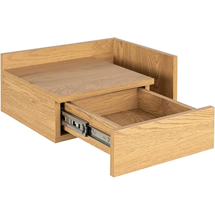 MID.YOU Nachtschrank Actona Ashlan, hängend, Wildeiche, Holzwerkstoff, 1 Schublade, 40x16.5x32 cm, Reach – Bild 9