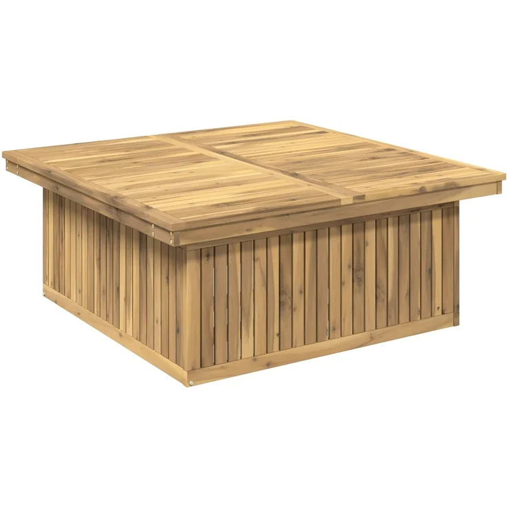 vidaXL Gartenkaffetisch aus massivem Akazienholz höhenverstellbar 901708 – Bild 4