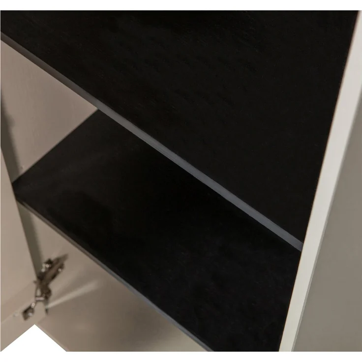 Kleiderschrank Daily Closet aus Kiefer, modern, Dakargrau, mit Push-to-Open-System, 110x50 cm – Bild 5