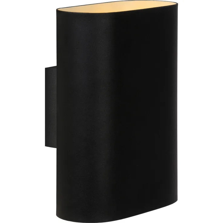 LUCiDE Wandleuchte OVALIS LBH 16x8x20 cm schwarz Wandlampe